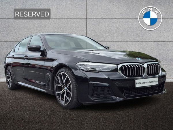 BMW 5-Series Saloon, Diesel Hybrid, 2023, Black