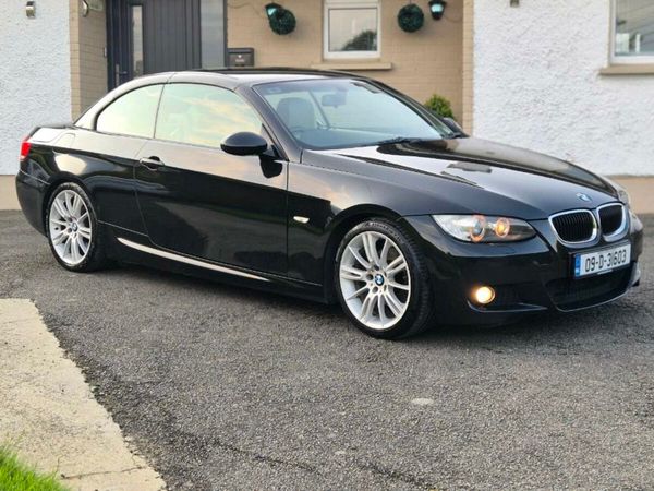 BMW 3-Series Convertible, Diesel, 2009, Black