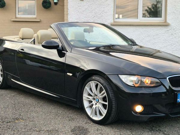 BMW 3-Series Convertible, Diesel, 2009, Black