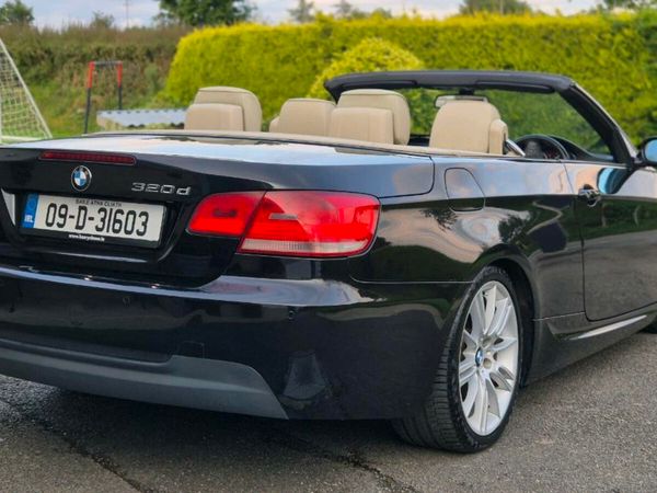 BMW 3-Series Convertible, Diesel, 2009, Black