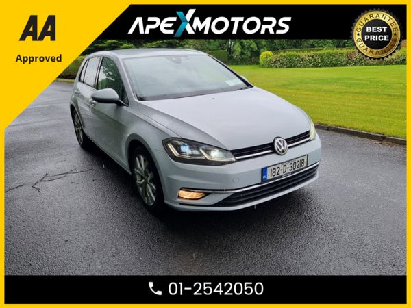 Volkswagen Golf Hatchback, Petrol, 2018, White