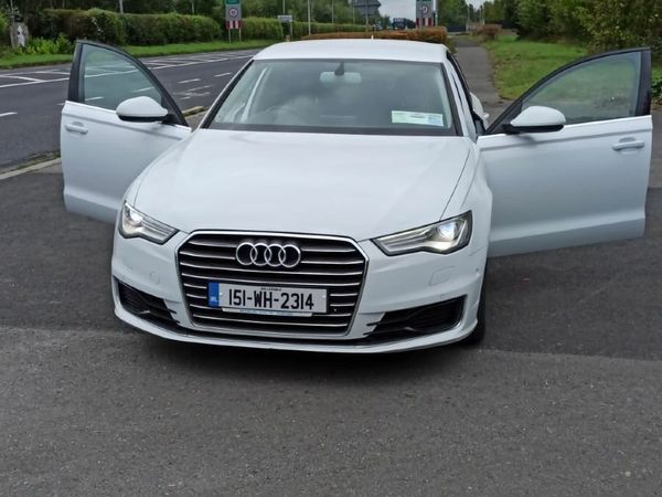 Audi A6 Saloon, Diesel, 2015, White