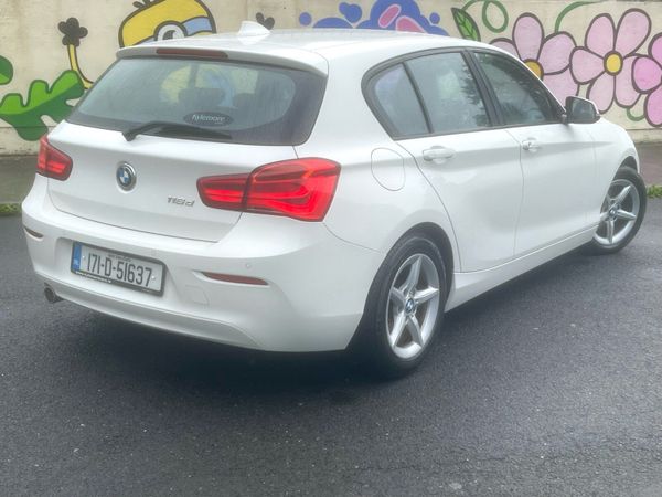 BMW 1-Series Hatchback, Diesel, 2017, White