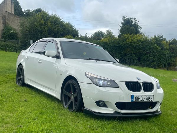 BMW 5-Series Saloon, Diesel, 2008, White