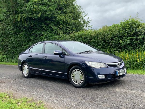 Honda Civic Saloon, Petrol Hybrid, 2008, Blue