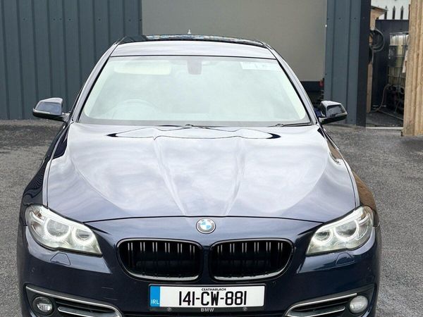 BMW 5-Series Saloon, Diesel, 2014, Blue