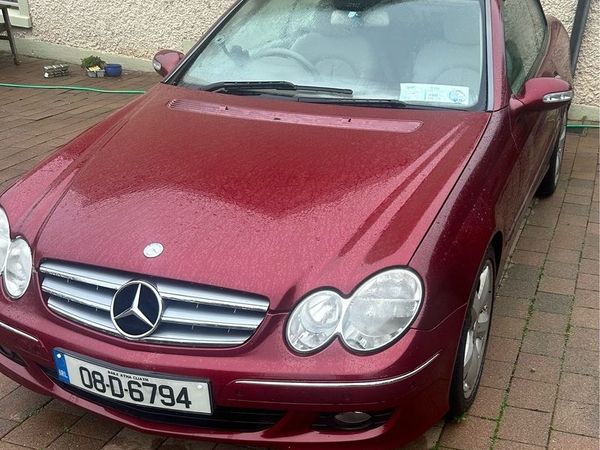 Mercedes-Benz CLK Convertible, Petrol, 2008, Red