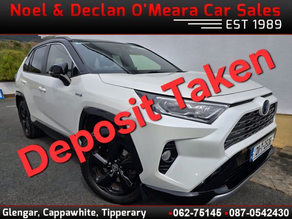 Toyota RAV4 SUV, Petrol Hybrid, 2021, White