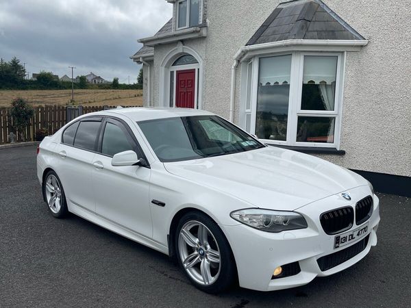 BMW 5-Series Saloon, Diesel, 2013, White