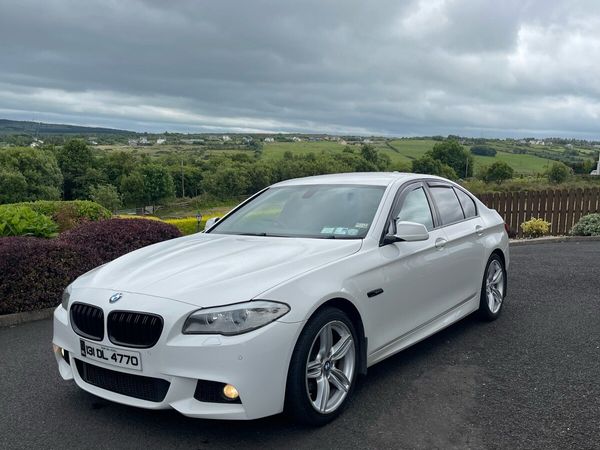 BMW 5-Series Saloon, Diesel, 2013, White