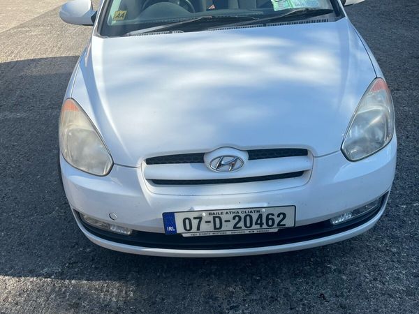 Hyundai Accent Hatchback, Petrol, 2007, White