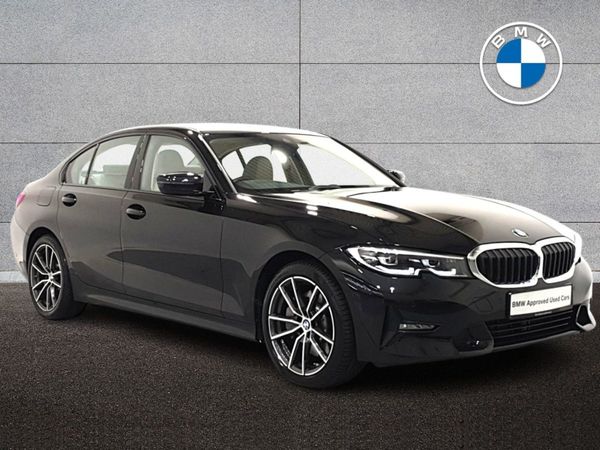 BMW 3-Series Saloon, Petrol Plug-in Hybrid, 2020, Black