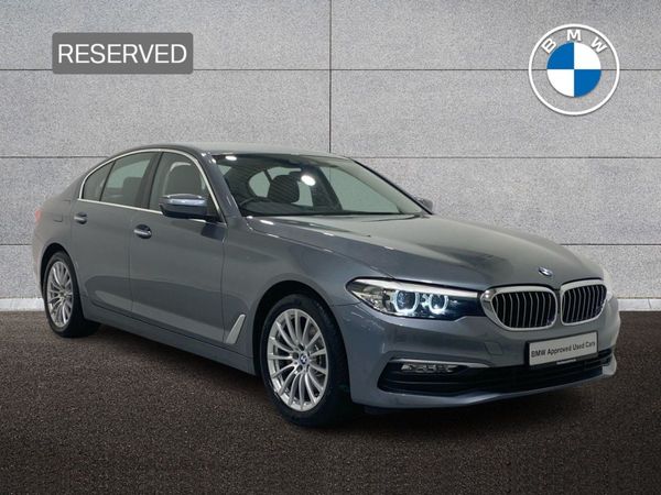 BMW 5-Series Saloon, Diesel, 2018, Blue