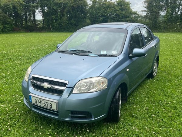 Chevrolet Aveo Saloon, Petrol, 2007, Blue