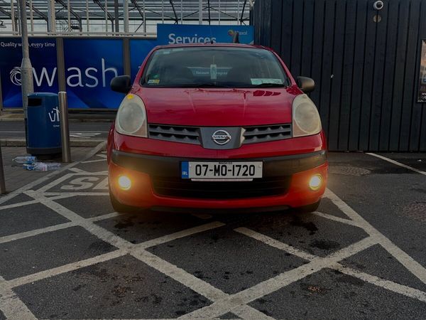 Nissan Note MPV, Petrol, 2007, Red