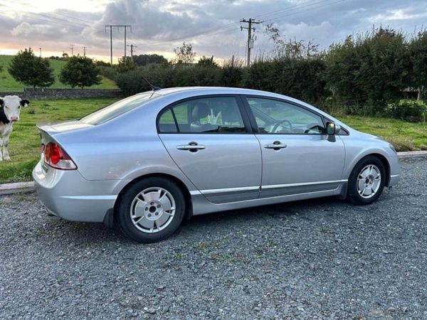 Honda Civic Saloon, Petrol Hybrid, 2007, Silver