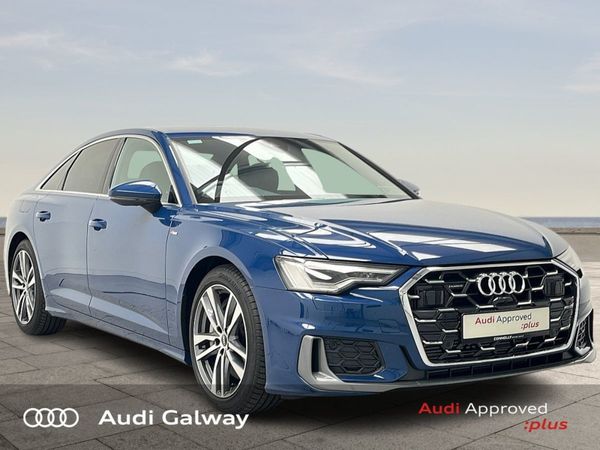 Audi A6 Saloon, Petrol Hybrid, 2025, Blue