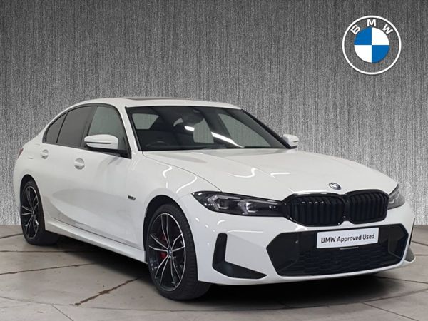 BMW 3-Series Saloon, Petrol Plug-in Hybrid, 2023, White