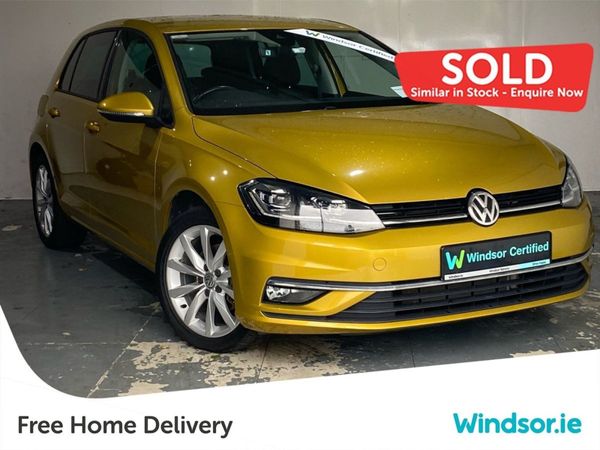 Volkswagen Golf Hatchback, Petrol, 2018, Gold