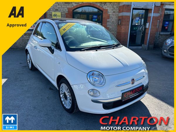 Fiat 500 Hatchback, Petrol, 2012, White