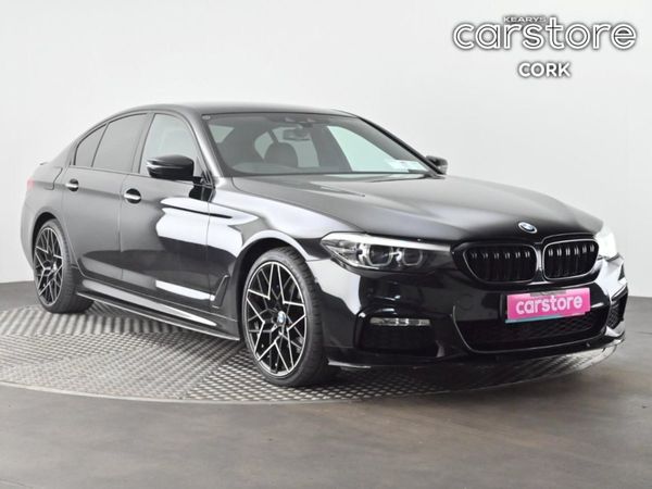 BMW 5-Series Saloon, Petrol Plug-in Hybrid, 2018, Black