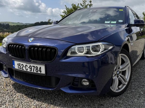 BMW 5-Series Estate, Diesel, 2015, Blue