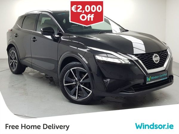 Nissan Qashqai MPV, Petrol Hybrid, 2022, Black