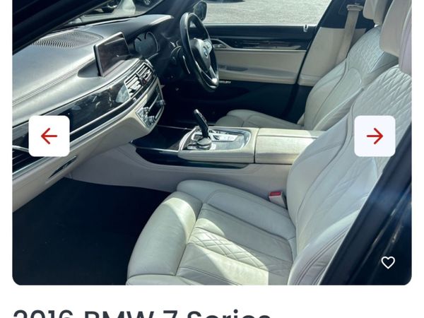 BMW 7-Series Saloon, Diesel, 2016, Grey
