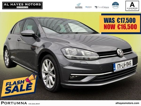 Volkswagen Golf Hatchback, Diesel, 2017, Grey