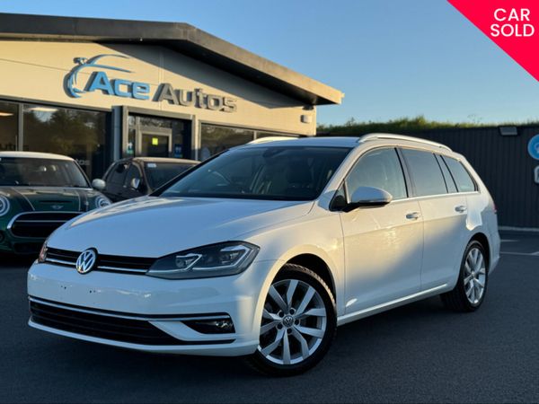 Volkswagen Golf Estate, Petrol, 2017, White