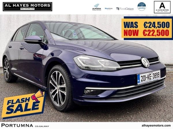 Volkswagen Golf Hatchback, Petrol, 2020, Blue