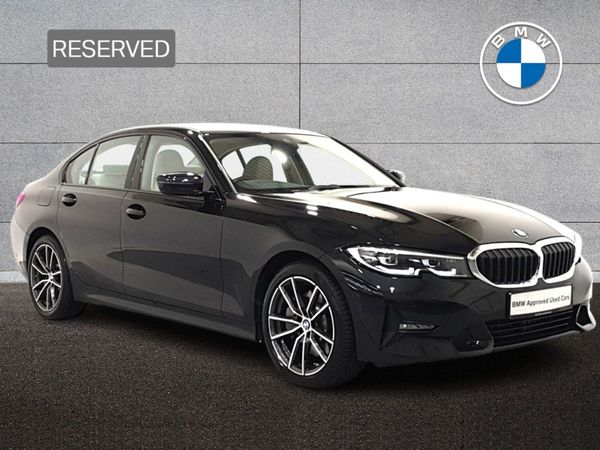 BMW 3-Series Saloon, Petrol Plug-in Hybrid, 2020, Black