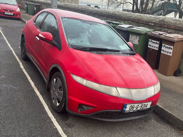 Honda Civic Hatchback, Petrol, 2006, Red