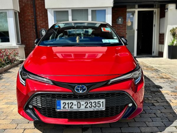 Toyota Corolla Hatchback, Petrol Hybrid, 2021, Red