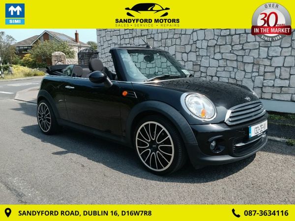 Mini Cooper Convertible, Petrol, 2013, Black