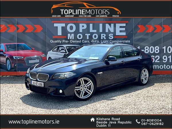 BMW 5-Series Saloon, Diesel, 2014, Blue
