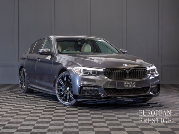 BMW 5-Series Saloon, Petrol Plug-in Hybrid, 2018, Grey