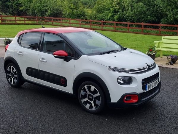 Citroen C3 Hatchback, Petrol, 2017, White