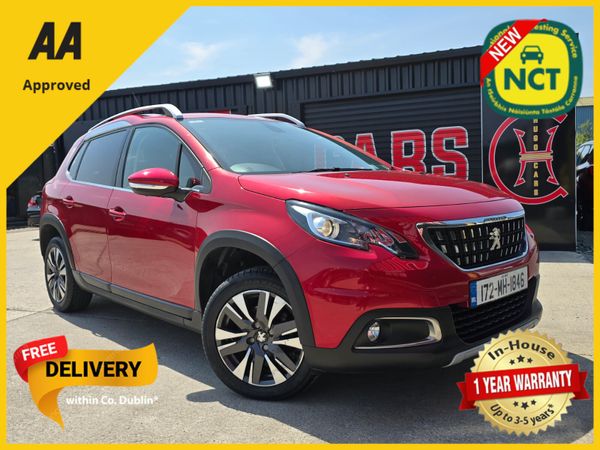 Peugeot 2008 Hatchback, Petrol, 2017, Red