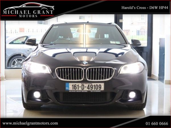 BMW 5-Series Saloon, Diesel, 2016, Black