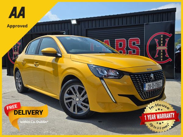 Peugeot 208 Hatchback, Petrol, 2021, Yellow