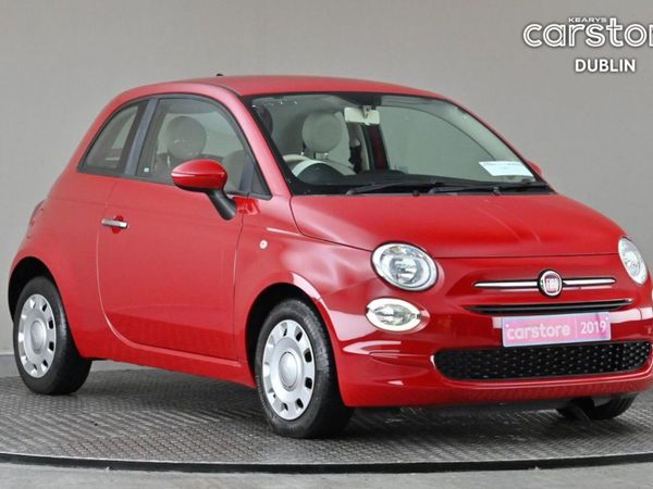 Fiat 500 Hatchback, Petrol, 2019, Red