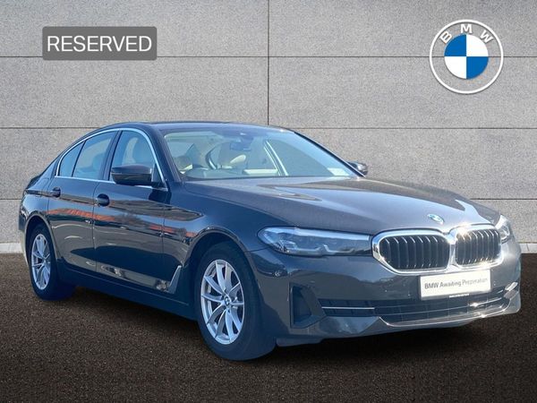 BMW 5-Series Saloon, Diesel Hybrid, 2022, Grey