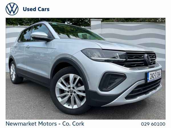 Volkswagen T-Cross SUV, Petrol, 2024, Silver