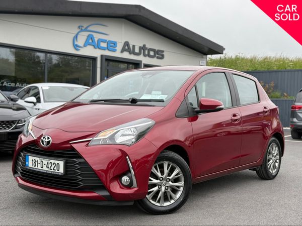 Toyota Yaris Hatchback, Petrol, 2018, Red