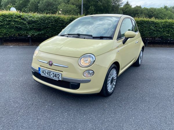 Fiat 500 Hatchback, Petrol, 2014, Yellow