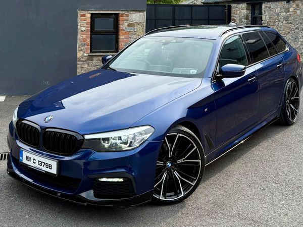 BMW 5-Series Estate, Diesel, 2019, Blue