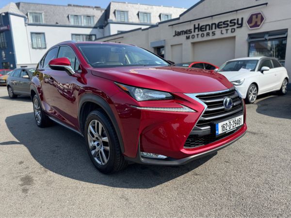 Lexus NX Estate, Petrol Hybrid, 2016, Red