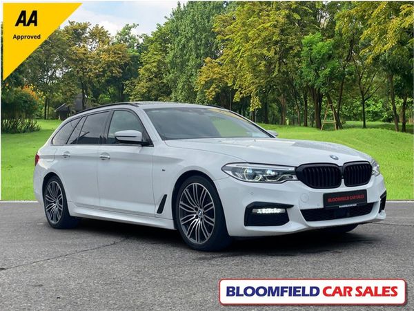 BMW 5-Series Estate, Diesel, 2018, White