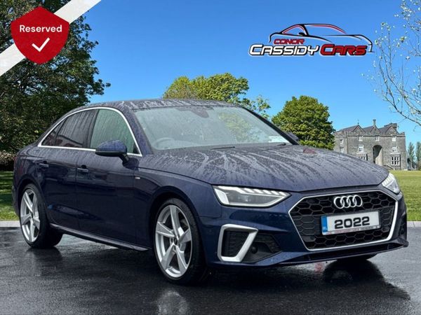 Audi A4 Saloon, Diesel, 2022, Blue